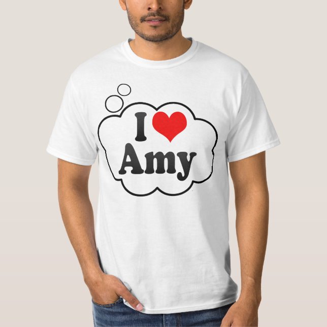 Camiseta Eu amo o Amy (Frente)