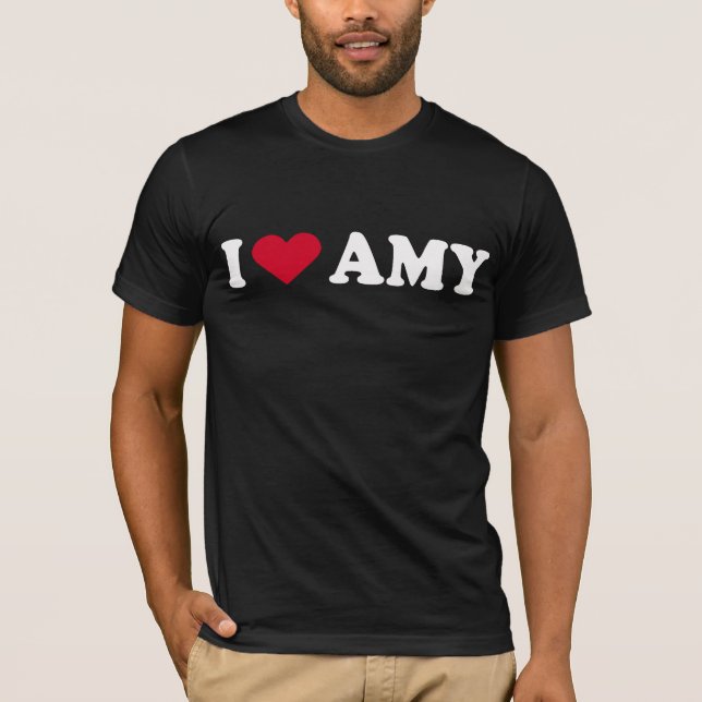 CAMISETA EU AMO O AMY (Frente)