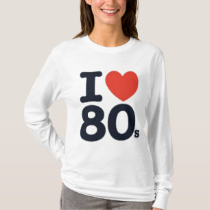 Camiseta Eu amo o anos 80