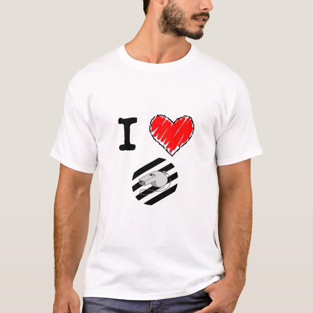 Camiseta Eu amo o árbitro (Frente)