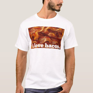Camiseta eu amo o bacon