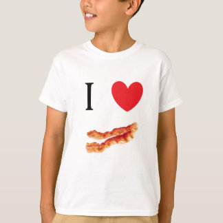 Camiseta Eu amo o bacon!