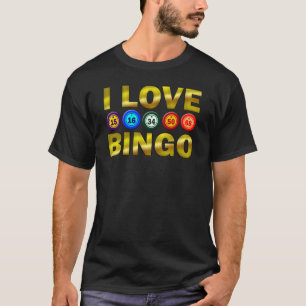 CAMISETA EU AMO O BINGO