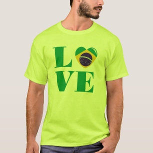 Camiseta Eu amo o Brasil