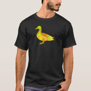 Camiseta Eu amo o caçador das aves aquáticas da galinha d
