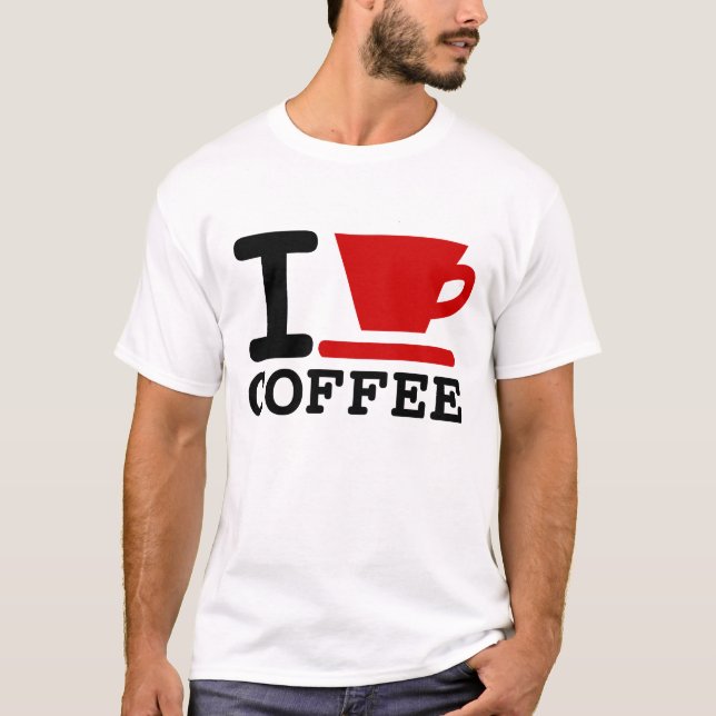 CAMISETA EU AMO O CAFÉ (Frente)