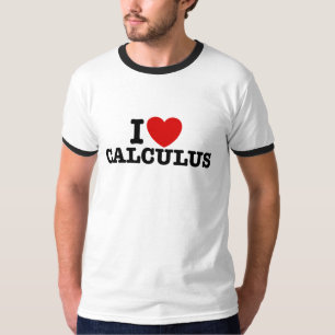 Camiseta Eu amo o cálculo