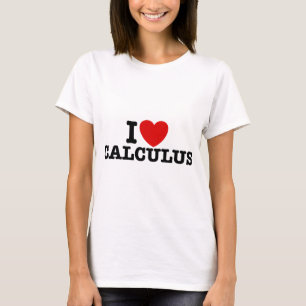 Camiseta Eu amo o cálculo