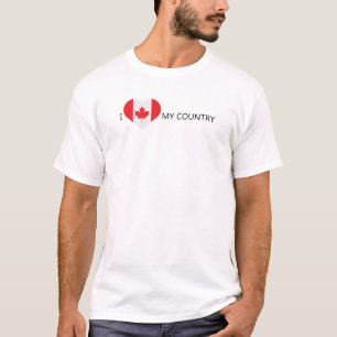 Camiseta Eu amo o Canadá