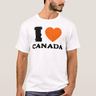 Camiseta Eu amo o Canadá, Anti Trump