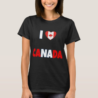 Camiseta EU AMO O CANADÁ : Orgulhoso canadense