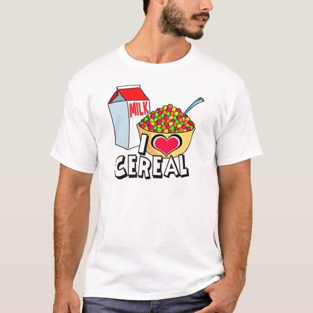 CAMISETA EU AMO O CEREAL (Frente)