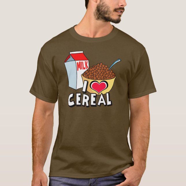 CAMISETA EU AMO O CEREAL (Frente)