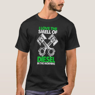 Camiseta Eu Amo O Cheiro de Diesel Mecânico Diesel