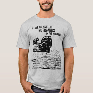 Camiseta Eu amo o cheiro dos Outboards