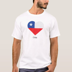 Camiseta Eu amo o Chile