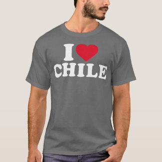 Camiseta Eu amo o Chile