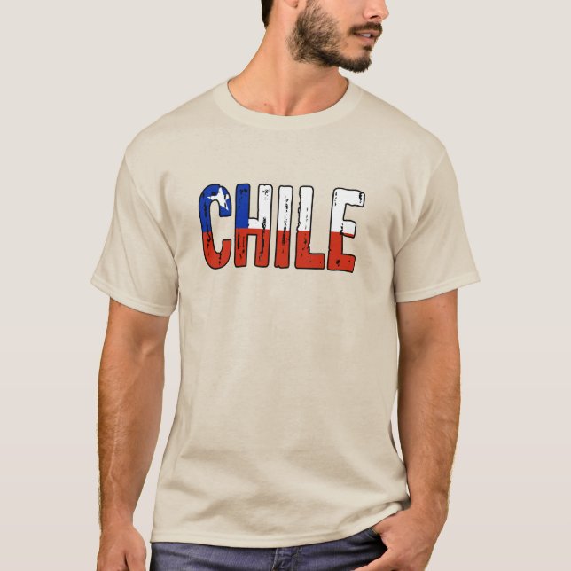 Camiseta Eu amo o Chile (Frente)