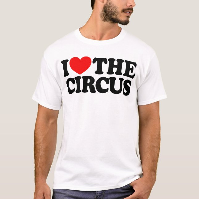Camiseta Eu Amo O Circo (Frente)
