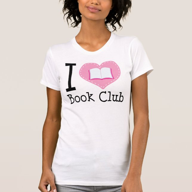 Camiseta Eu amo o clube de leitura (Frente)