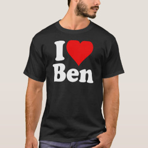 CAMISETA EU AMO O CORAÇÃO BEN BENJAMIN BENNY