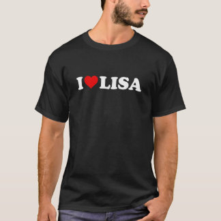Camiseta Eu Amo o Coração de Lisa