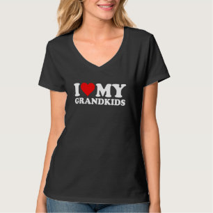CAMISETA EU AMO O CORAÇÃO DOS MEUS NETOS, AVÓ, FILHOS GRAND