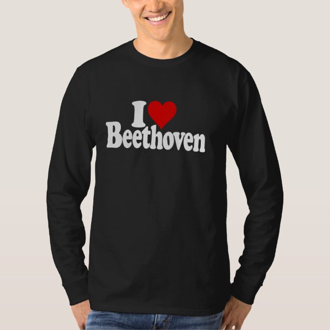 CAMISETA EU AMO O CORAÇÃO LUDWIG VAN BEETHOVEN (Frente)