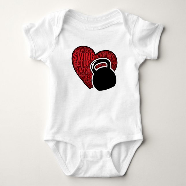 CAMISETA EU AMO O DESIGN DE KETTLEBELL (Frente)