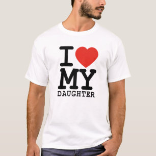 Camiseta Eu Amo O Dia de os namorados De Correspondência Da