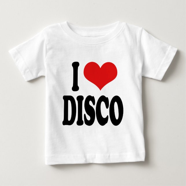 Camiseta Eu amo o disco (Frente)