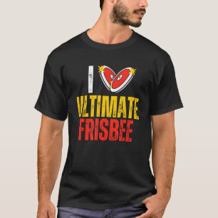 Camiseta Eu Amo O Disco Voador Frisbee O Esporte Frisbee