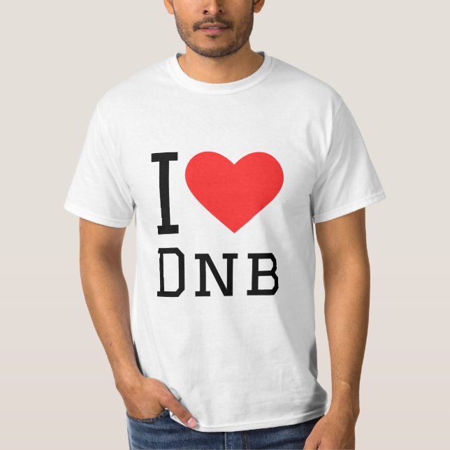 Camiseta Eu amo o dnb (Frente)