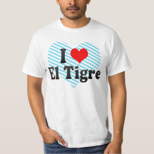 Camiseta Eu amo o EL Tigre, Venezuela
