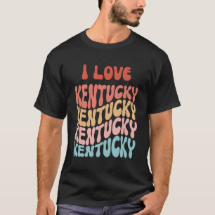 Camiseta Eu Amo O Estado Do Kentucky Usa