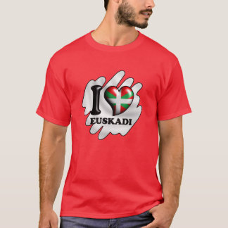Camiseta eu amo o euskadi