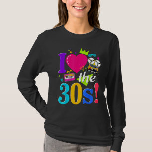 Camiseta Eu Amo O Figurino Dos Anos 30 Me Cassete No Estilo