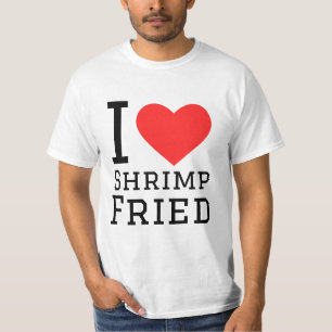 Camiseta Eu amo o fritinho de camarão