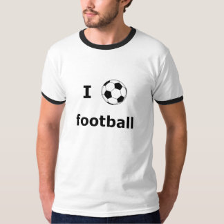 Camiseta Eu amo o futebol