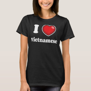 Camiseta Eu amo o Grande Orgulho Vietnamita do Vietnã
