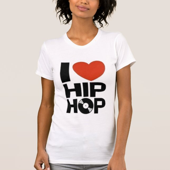 Camiseta Eu amo o hip-hop (Frente)