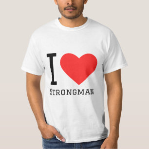 Camiseta Eu amo o homem forte