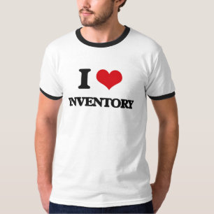 Camiseta Eu amo o inventário
