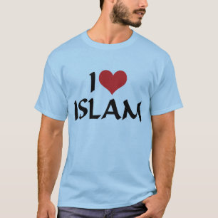 Camiseta Eu Amo o Islã