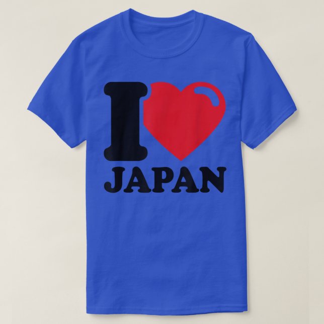 Camiseta Eu amo o Japão (Frente do Design)