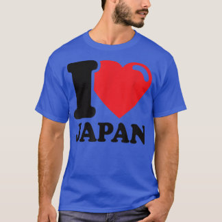 Camiseta Eu amo o Japão
