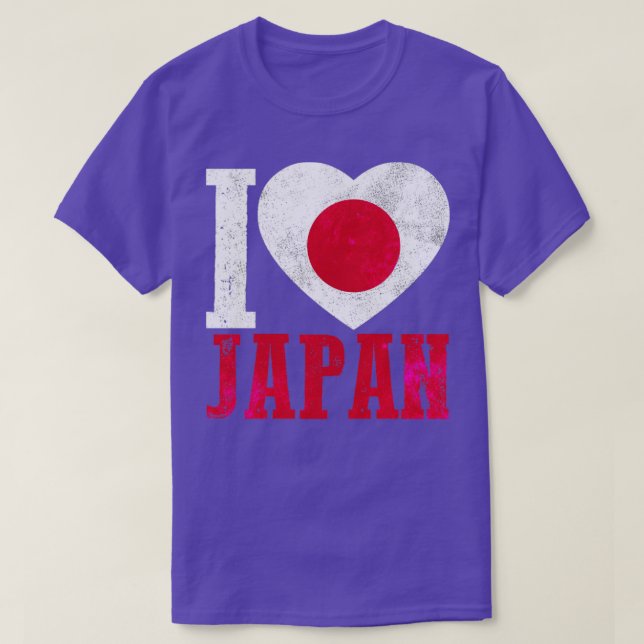 Camiseta Eu amo o Japão (Frente do Design)