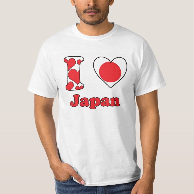 Camiseta Eu amo o Japão (Frente)