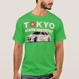 Camiseta Eu amo o Japão e Tóquio Carro de Velocidade Legal
