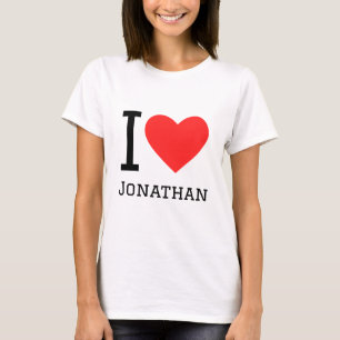 Camiseta Eu amo o jonathan